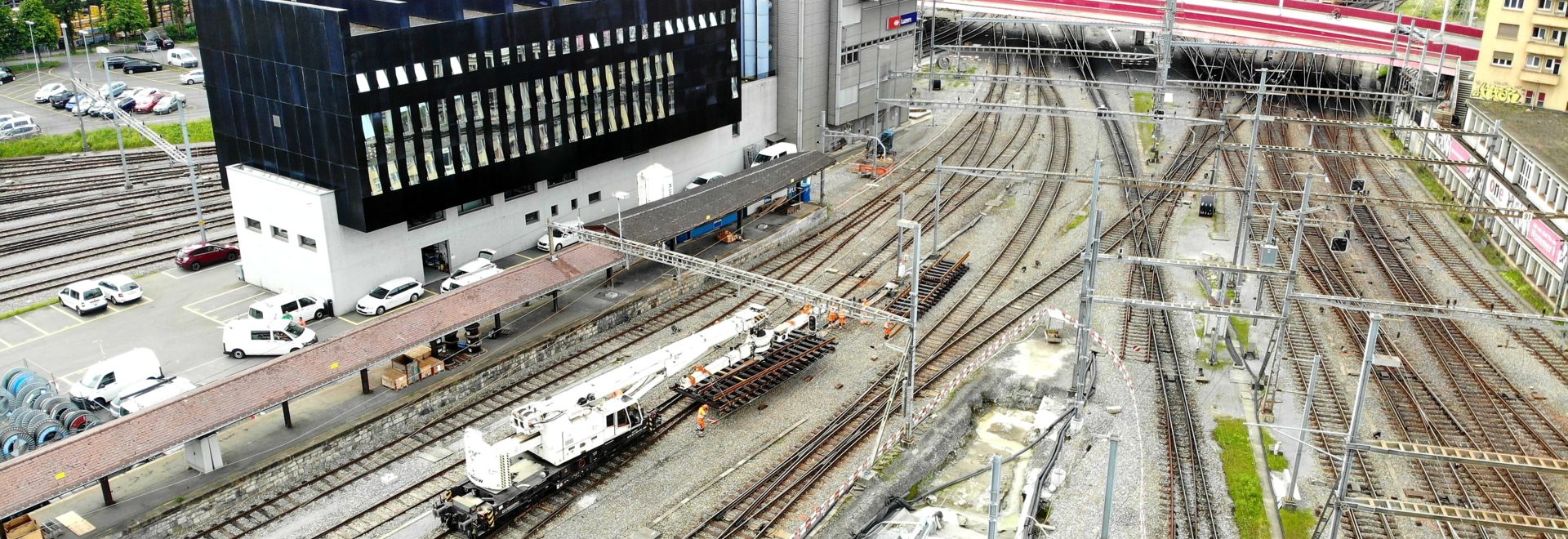 Doppelspureinführung Zentralbahn Luzern