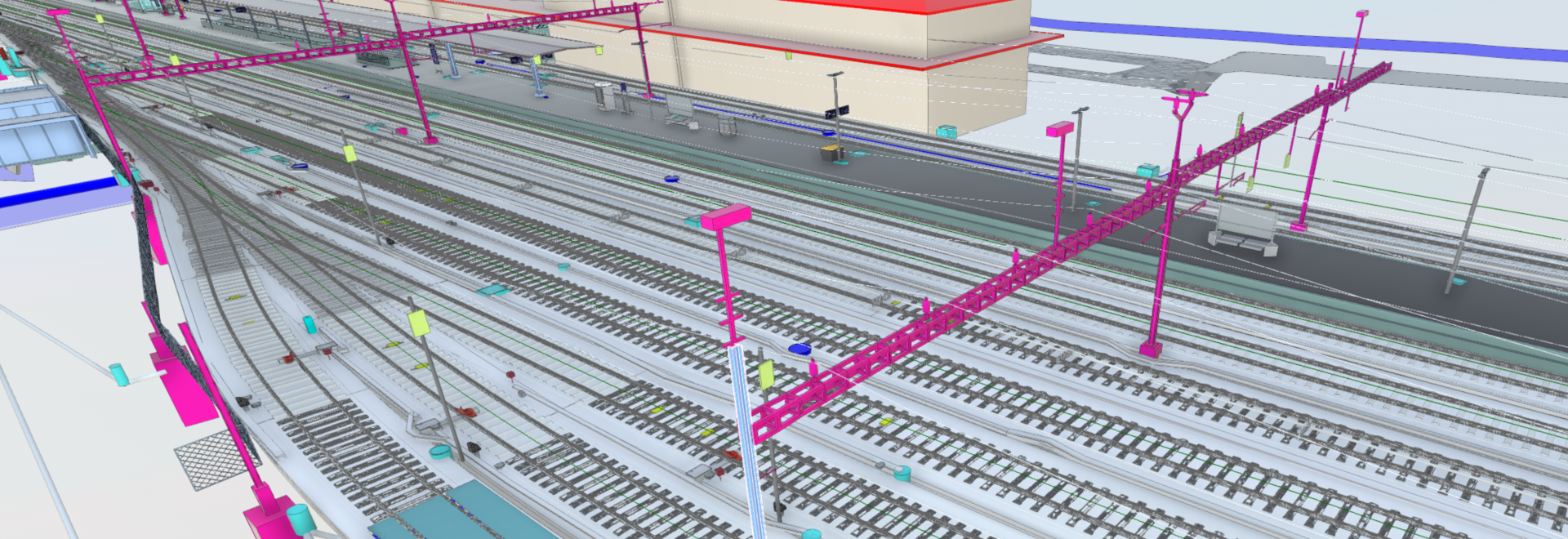 DRS BIM-Modellierung SBB-Bahnhofsanlage - SION-Objekt mit DfA Daten