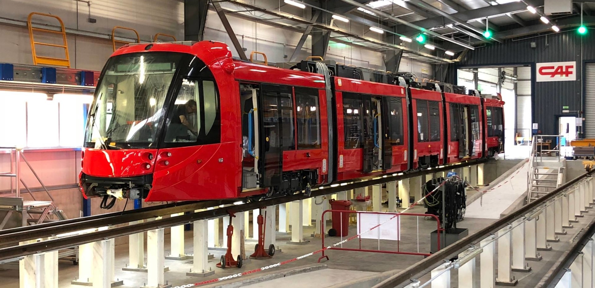 Newcastle Light Rail Project Tram