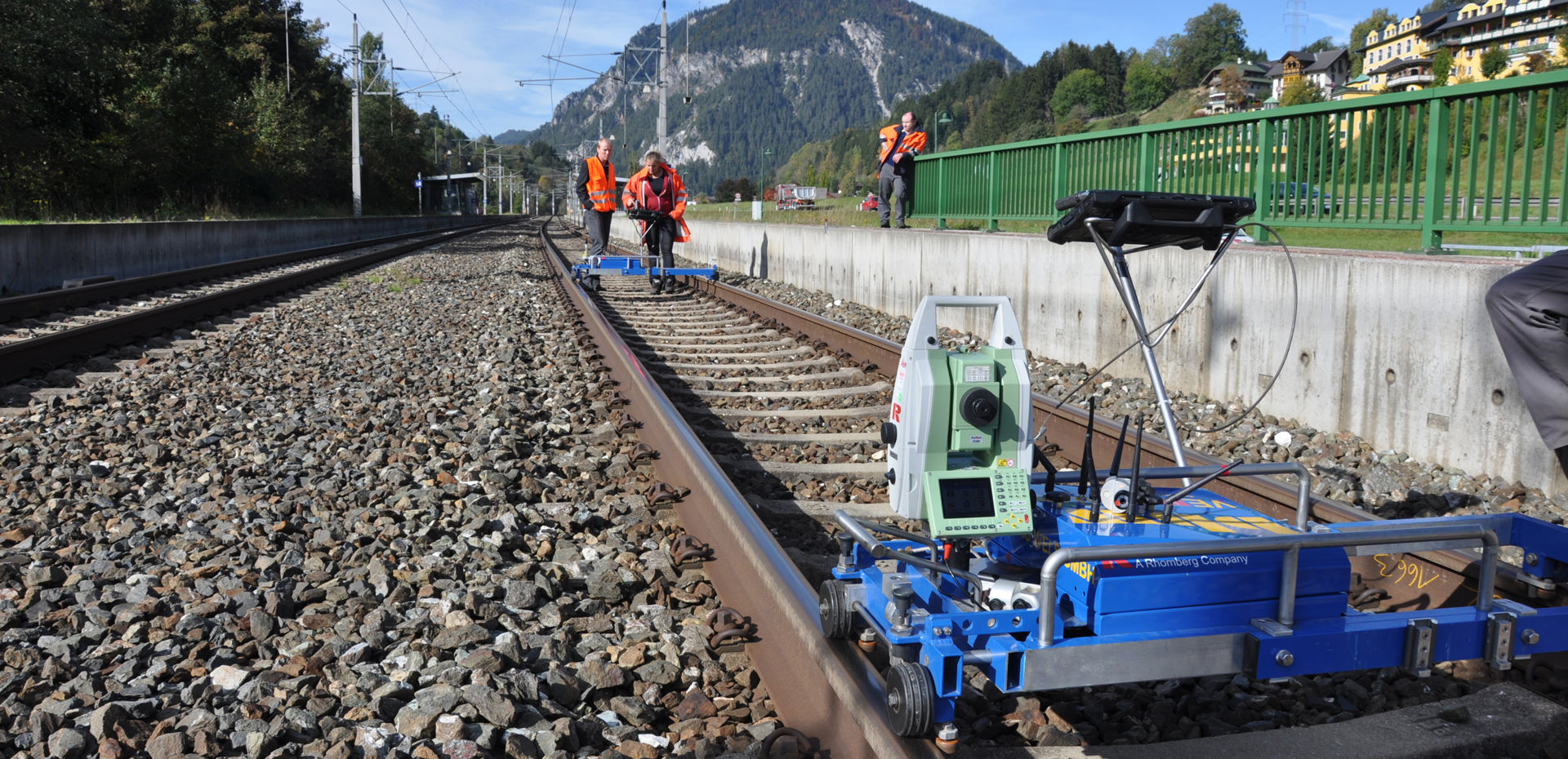 Rail track survey for tamping