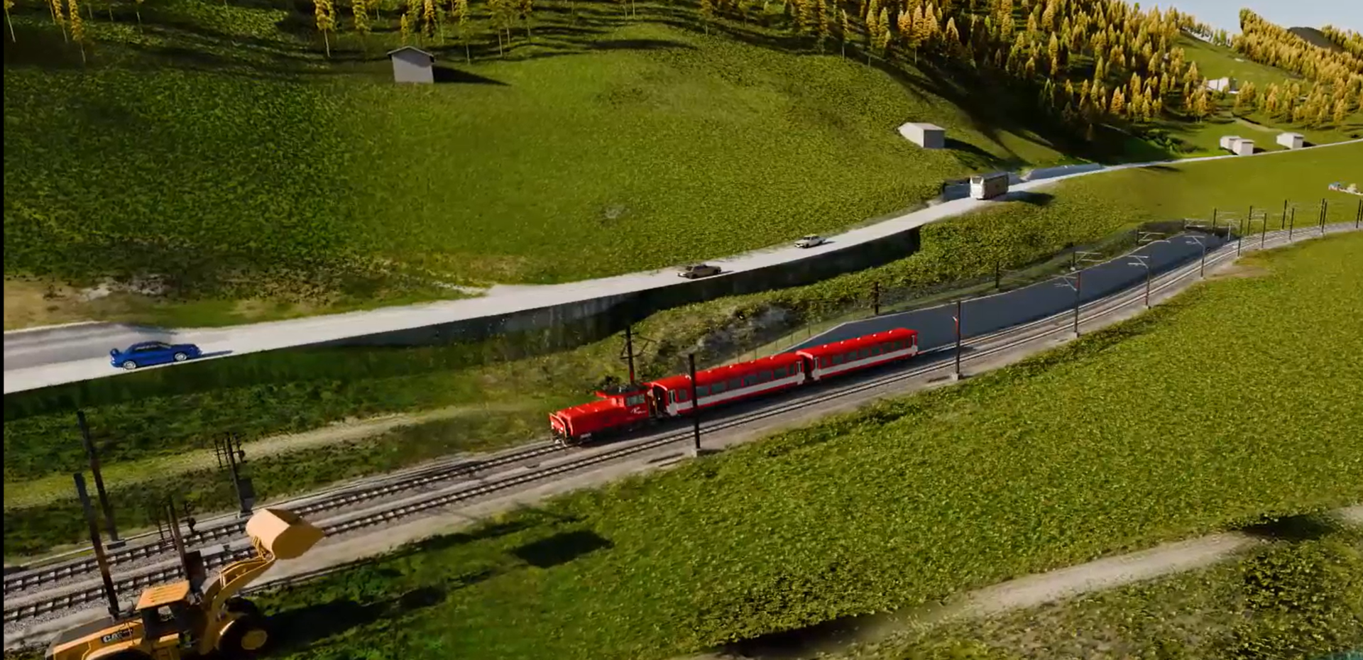 Visualisierung MGB mit Bagger