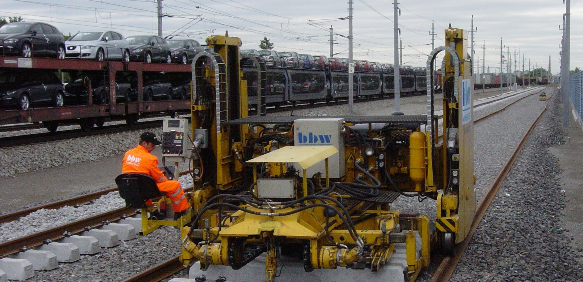 Mechanised track construction installation technology gantry crane PK 1-20 ES