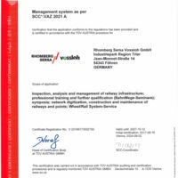Rhomberg Sersa Vossloh GmbH SCC Certificate