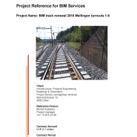 RSRG DRS Project Reference_BIM track renewal 2018 Mellingen turnouts 1-6
