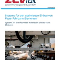 ZEVrail Sonderdruck Einbau Feste Fahrbahn