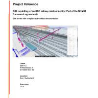 RSRG DRS Project Reference_BIM modelling of an SBB railway station facility