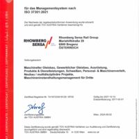 ISO 19600 CM Compliance Management Rhomberg Sersa Rail Group