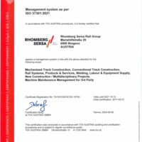 ISO 19600 CM Compliance Management Rhomberg Sersa Rail Group