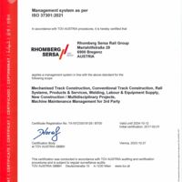 ISO 37301 CM Compliance Management Rhomberg Sersa Rail Group EN