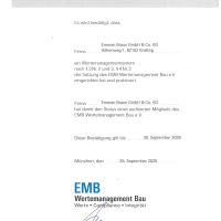 EMB Urkunde 2025