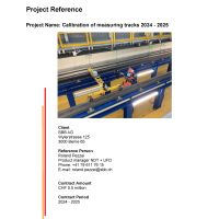 RSRG DRS Project Reference_Calibration of measuring tracks 2024 - 2025