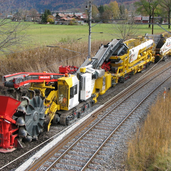 Gesamterneuerung Weichen mit System W+ in der Normalspur