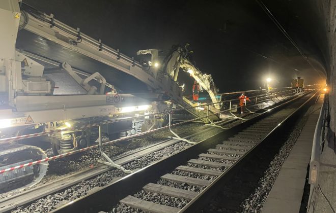 Hauensteintunnel-Fahrbahnumbau