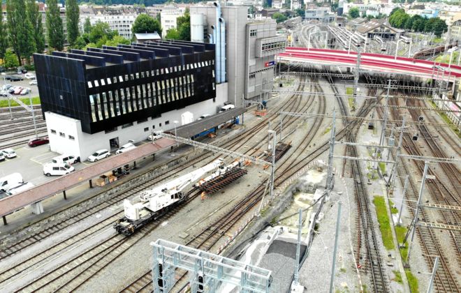 Doppelspureinführung Zentralbahn Luzern