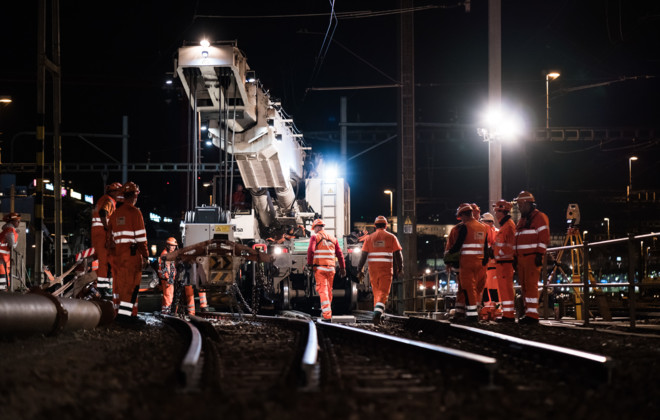 Gesamterneuerung Weichen