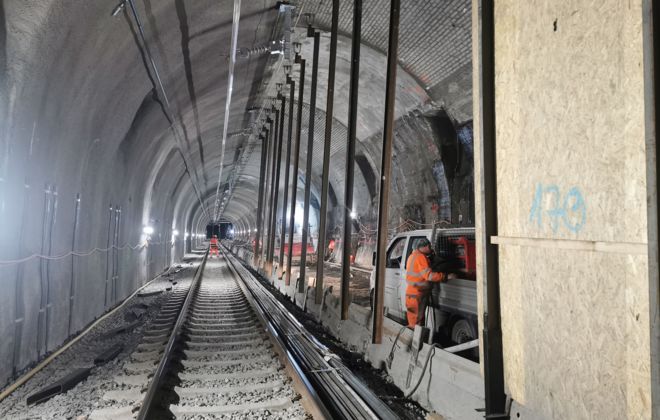 Bommersteintunnel-Schutzwand