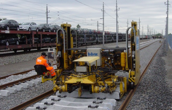 Mechanised track construction installation technology gantry crane PK 1-20 ES