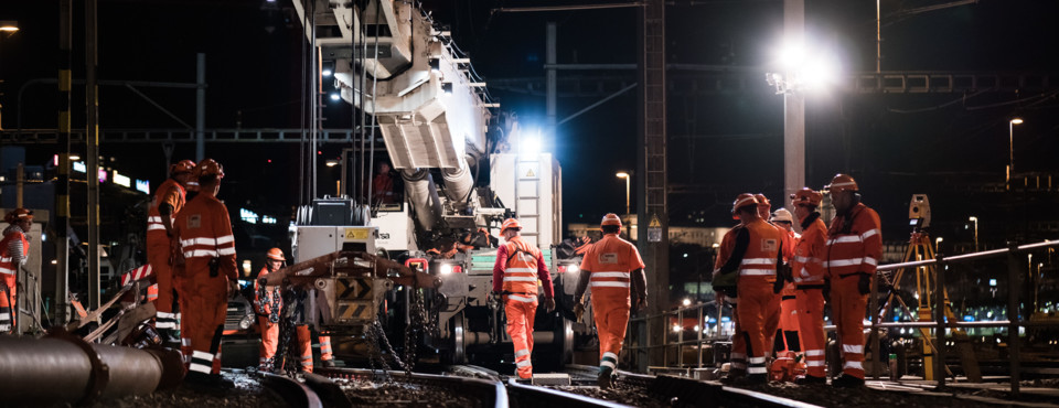 Gesamterneuerung Weichen